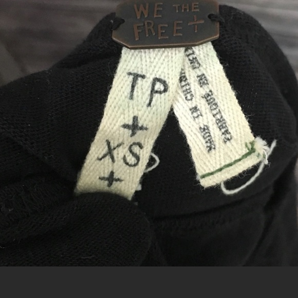 Free People We The Free Black Sweater - Picture 5 of 6